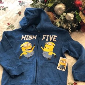 Minions zip up hoodie